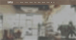 Desktop Screenshot of capellisalondallas.com